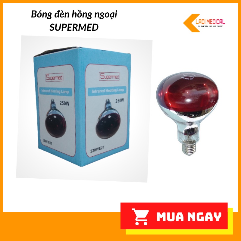 Đèn hồng ngoại TNE Medilamp kèm bóng loại tốt Supermed 220V/250W