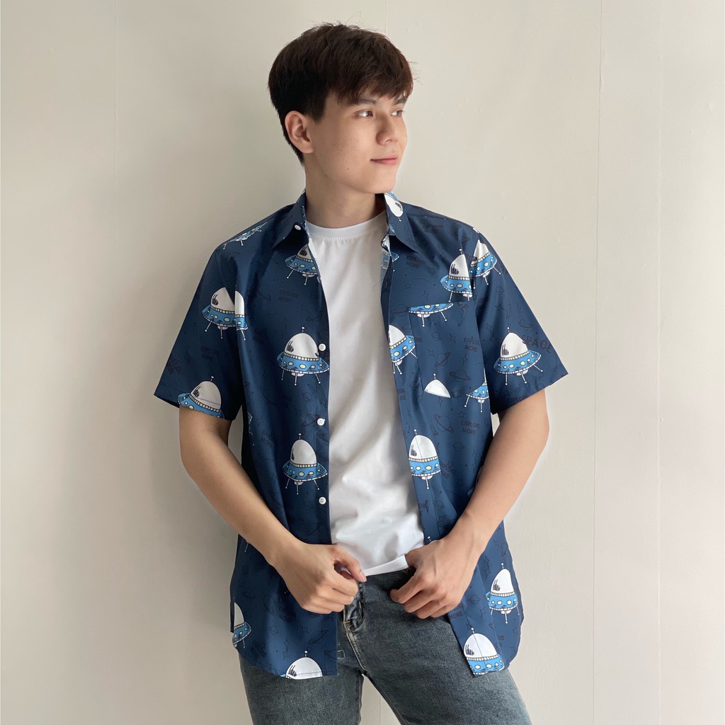 ÁO SƠ MI FORM RỘNG XINH XẮN CHO CÁC BẠN NAM