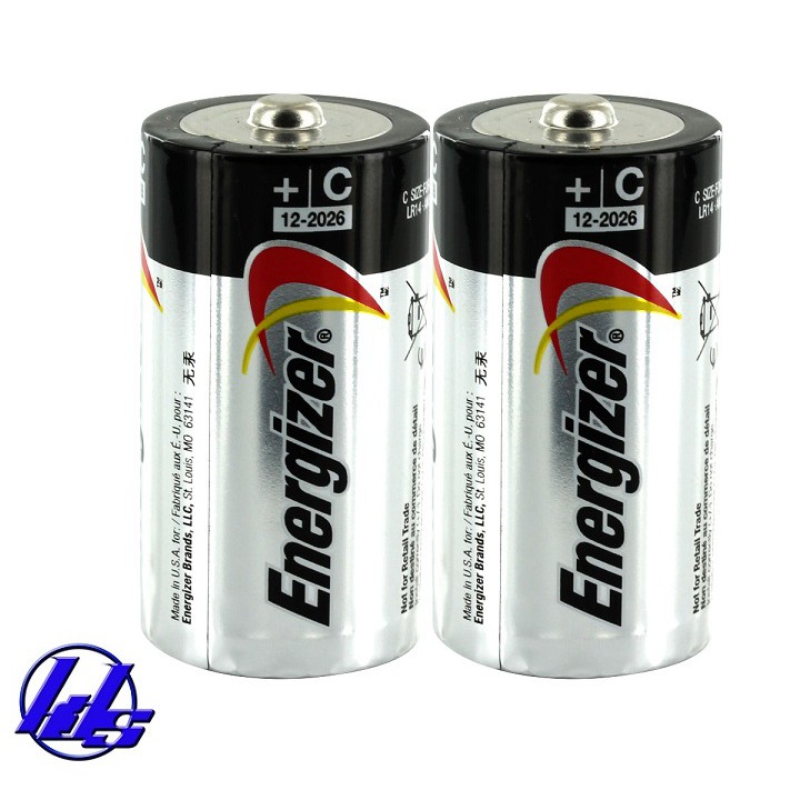 Pin trung C Energizer 1,5V Max E93 BP2-LR14 Max Power - Vỉ 2 viên