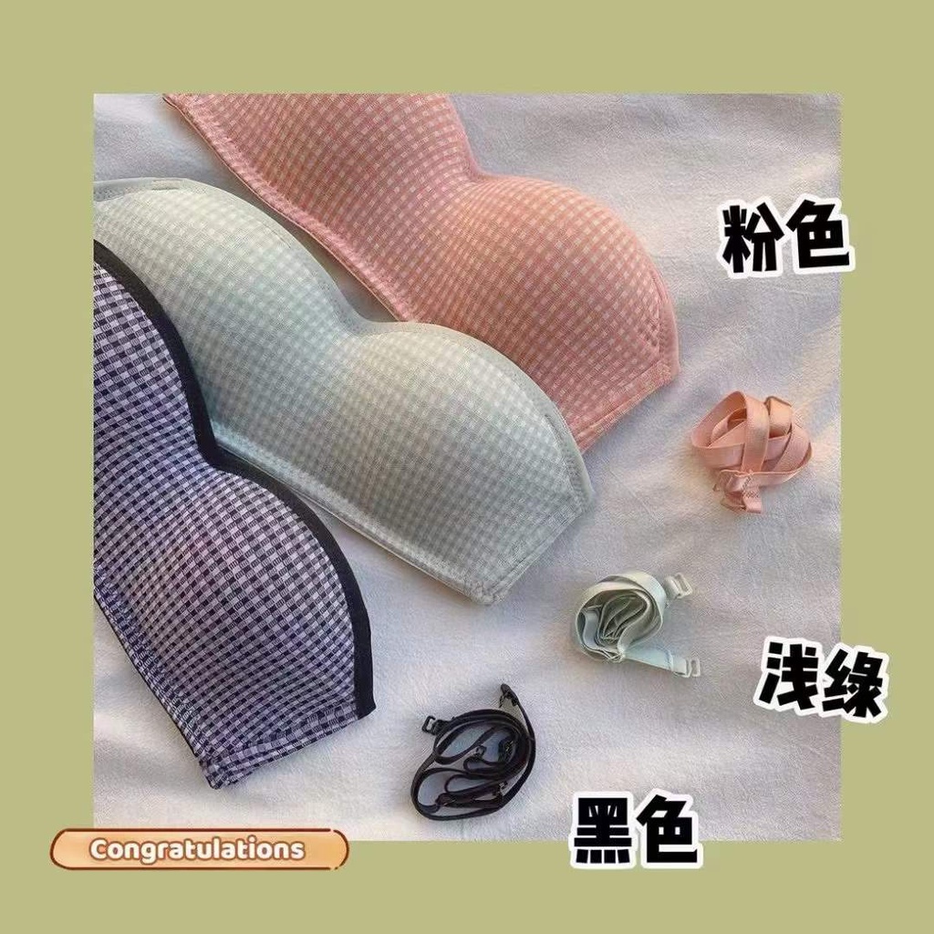 Áo Ngực Mỏng Kẻ Sọc Nhật Bản Có Gọng Nhỏ Thoải Mái Cho Nữ Sinh