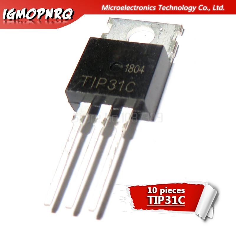 Bộ 10 thiết bị transistor 2 cực TIP31C TIP31 TO-220 - BJT NPN