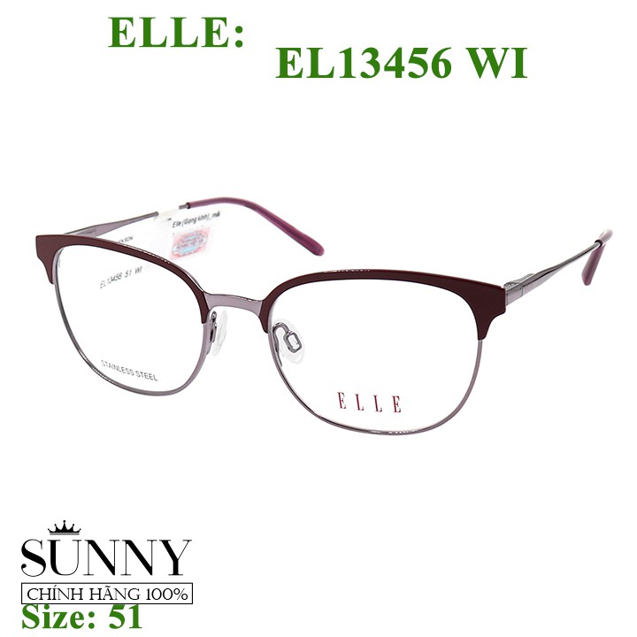 EL13456 - gọng kính Elle chính hãng, bảo hành toàn quốc