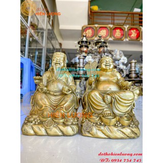 Thần Tài-Thổ Địa-Bằng Đồng (2 Tượng)