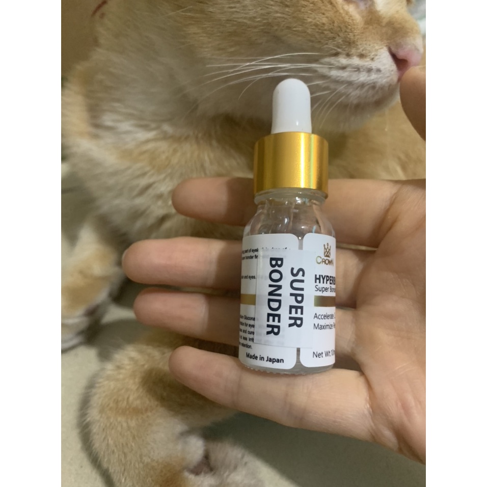 Nước tăng độ bền mi HYPERBOLE SUPER BONDER trước và sau khi nối
