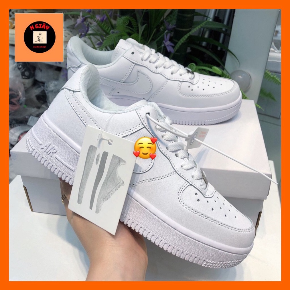 Giày AF1 full trắng, snaekers nam nữ [ hit trend] | BigBuy360 - bigbuy360.vn