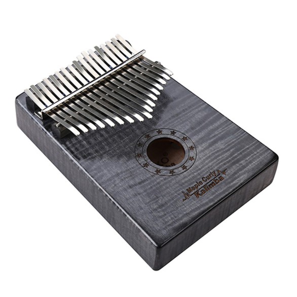 [TẶNG KÈM 6 PHỤ KIỆN] Đàn Kalimba GECKO 17 Phím MC (Nâu đen - Xanh - Gỗ Phong vân hổ )