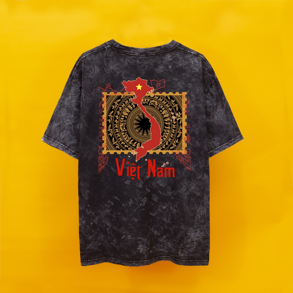 Áo thun VIỆT NAM THỐNG NHẤT Dogo Store , Áo thun unisex nam nữ form rộng oversize chất liệu 100% Cotton