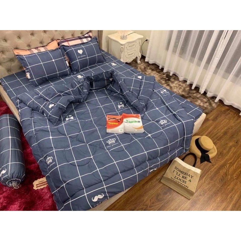 Chăn phao trần bông dày loại 1 bông hơi siêu nhẹ 1m8-2m cao cấp được chọn màu SIÊU HOT