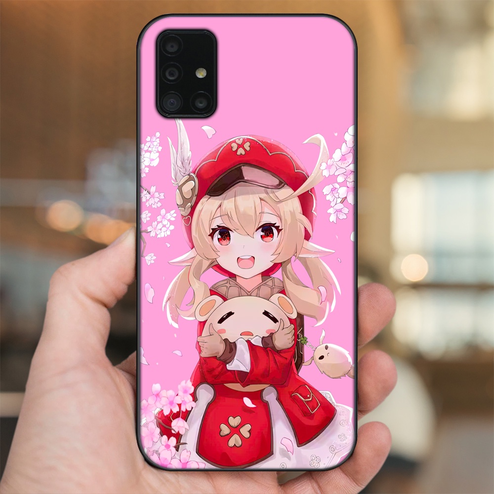 Ốp lưng Samsung A51, A71 viền đen in hình Klee Genshin Impact