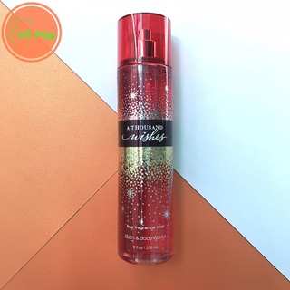 [Auth] Xịt thơm Bath and Body Works A Thousand Wishes 236ml