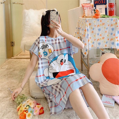 Váy đầm suông mặc nhà DORAEMON DOREMON dễ thương cute | BigBuy360 - bigbuy360.vn