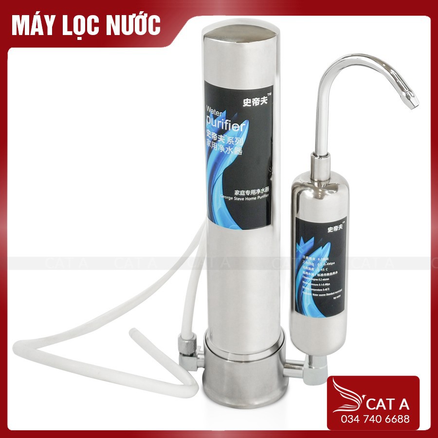 MÁY LỌC NƯỚC MINI TẠI VÒI WATER PURIFIER, Lõi lọc than hoạt tính đem lại nguồn nước tinh khiết - Đảm bảo sức khỏe!