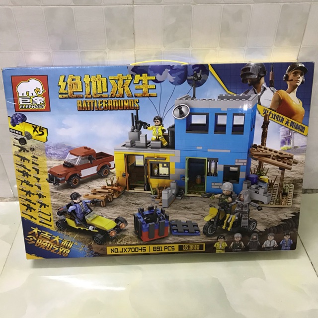 Lego chiến binh và nhà Battlegrounds size XXL