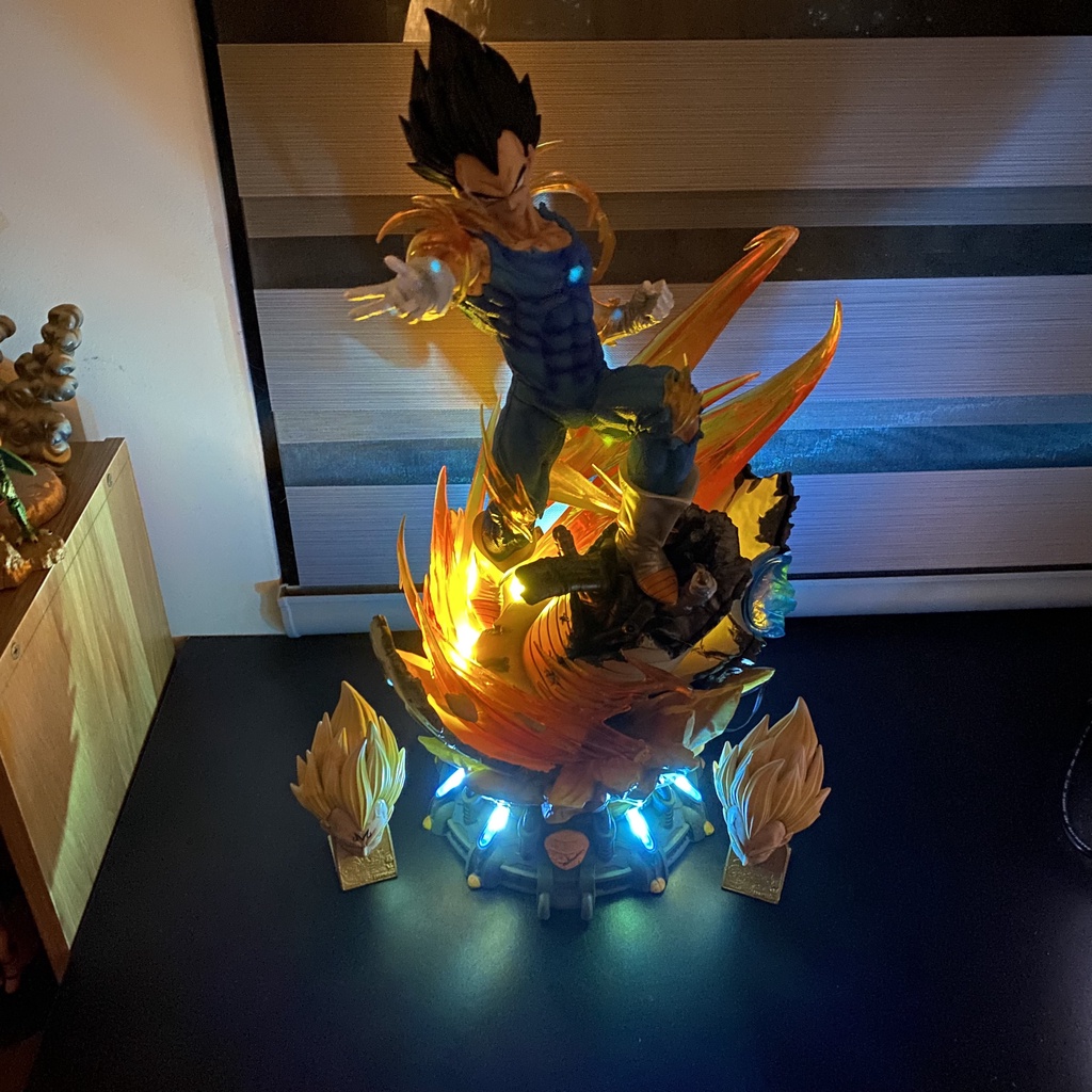 Mô hình Vegeta LS F1 45cm 3 đầu thay thế có led cực chất - Mô hình vegeta chất lượng cao