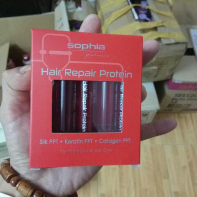 PHỤC HỒI TÓC HƯ NÁT - Thần dược Protein 10*13ml (giá tốt khi mua từ 2 hộp)