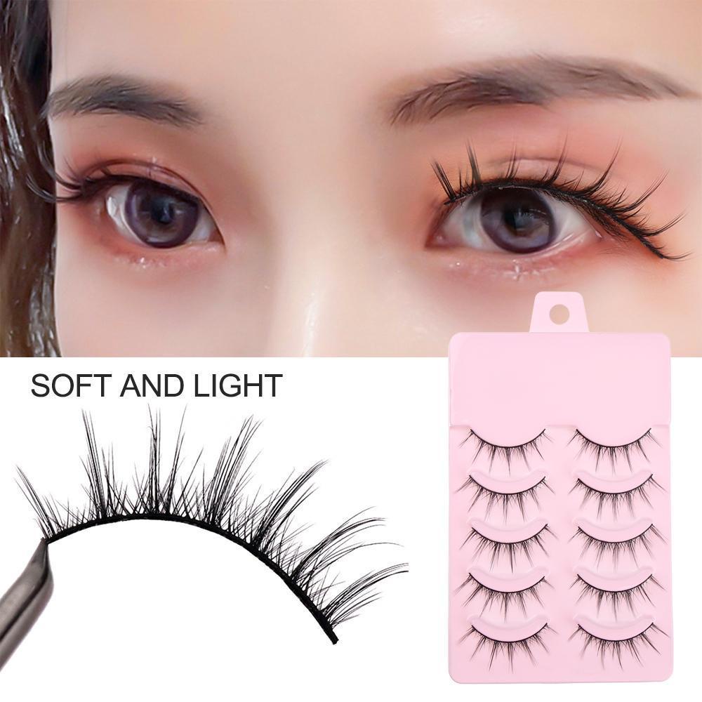 Bộ 5 Cặp Lông Mi Giả Dày Tự Nhiên Phong Cách Lolita