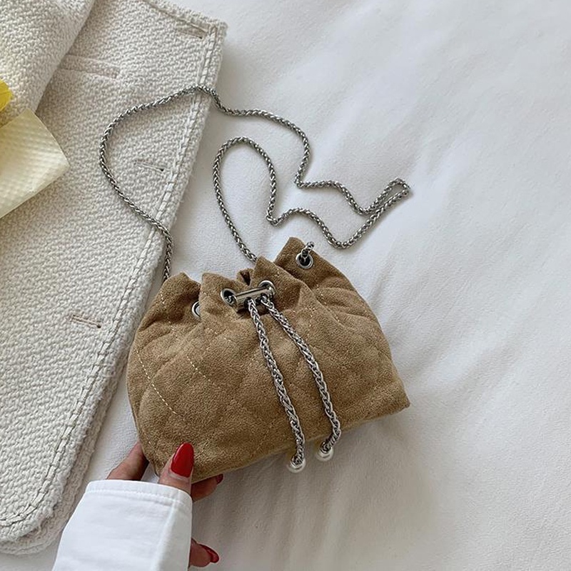 Túi Đeo Chéo Vai Có Dây Xích Thời Trang Sành Điệu Cho Nữ