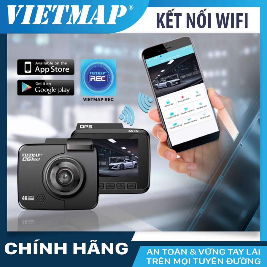 Camera hành trình VIETMAP C61 PRO NEW 2022