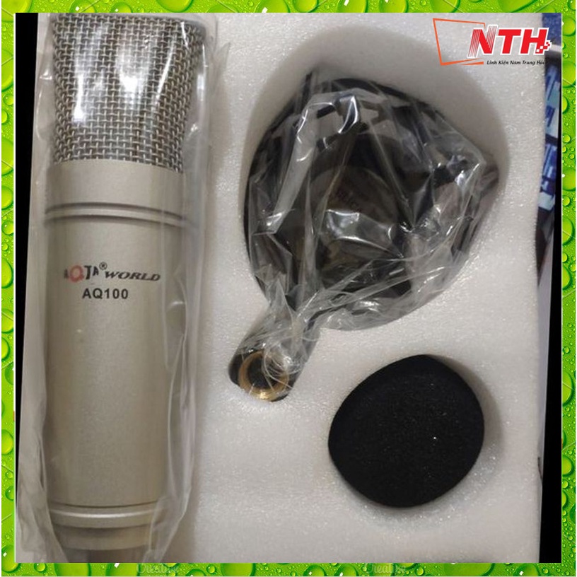 Mic Thu Âm Karaoke Livestream AQ100 Siêu Hay, Cực Rẻ, Chất Lượng