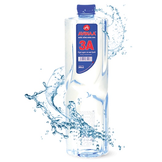 Thùng 24 chai nước lọc tinh khiết AVINA - 3A chai 350ml