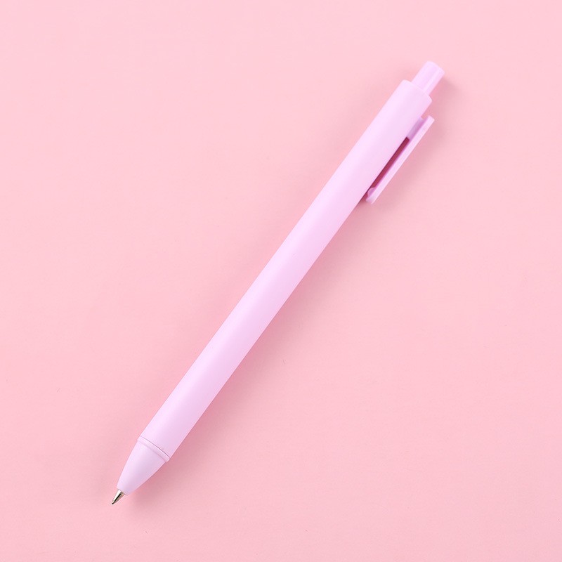 Bút bi đen mực gel màu sắc Macaron trơn dễ thương màu sắc tùy chọn BMBooks