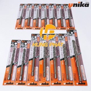 Mũi khoan UNIKA mã RJ khoan bê tông, khoan gạch, khoan tường - chuôi lục giác (giá tốt tháng 10&11/2020)