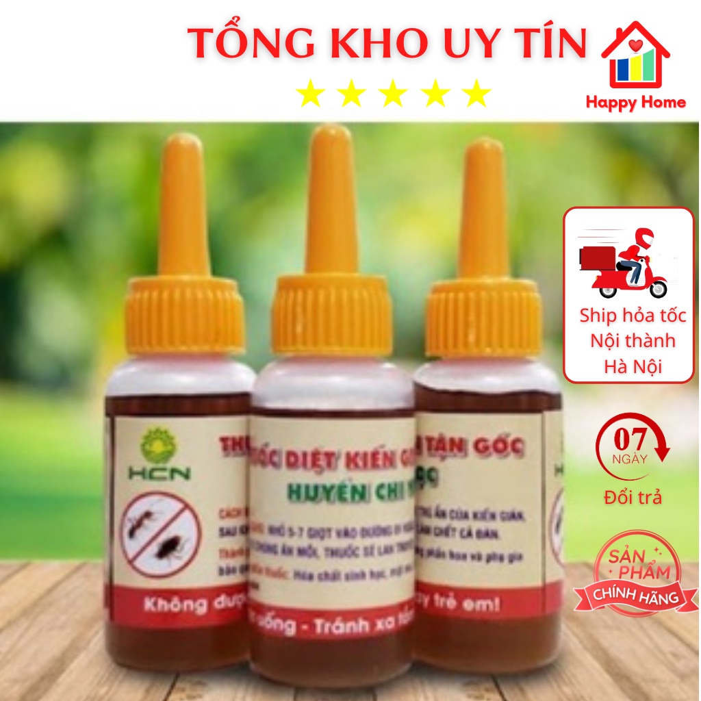 Thuốc diệt kiến gián sinh học Huyền Chi Ngọc dung tích 10ml Happy Home