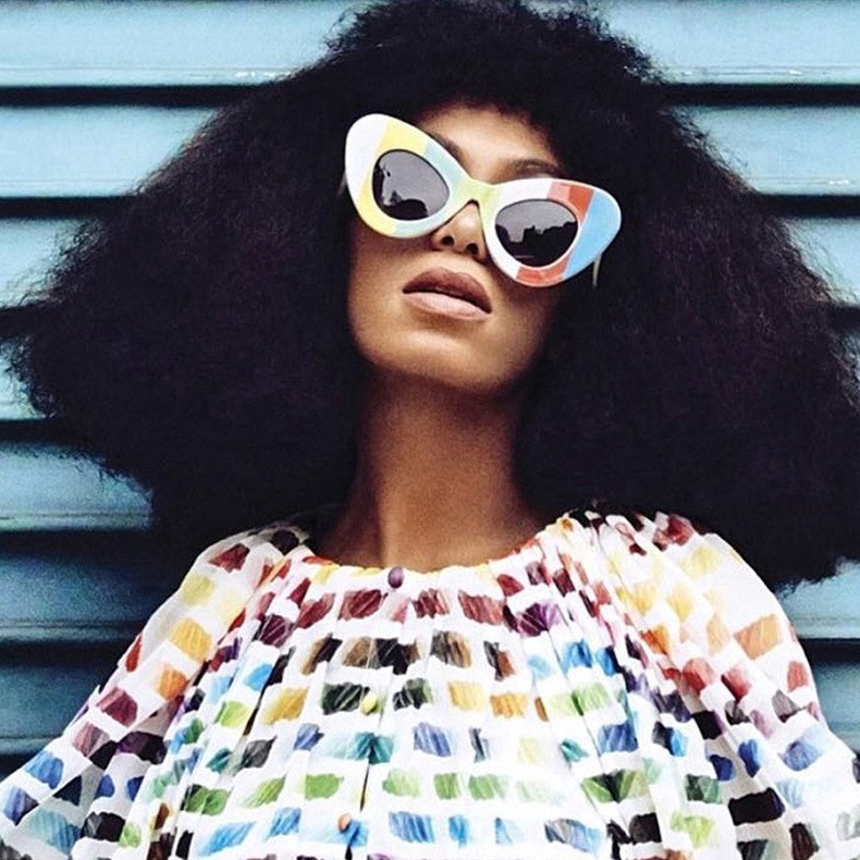 Kính mát SAMJUNE gọng mắt mèo thời trang nữ tính