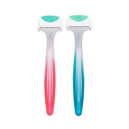 Dao Cạo Bikini Thân Nhựa Kai Razor For Bikini Line Bộ 2 Cây Của Nhật An Toàn Không Làm Tổn Thương Da