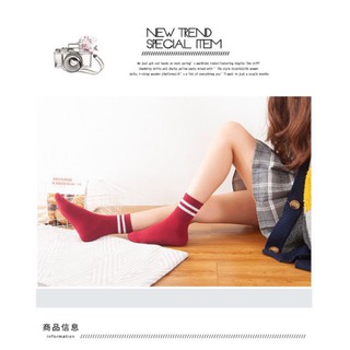 [Bán sỉ] Tất Nữ Cổ Cao Sọc Kẻ Vintage Hàn Quốc Nhiều Màu