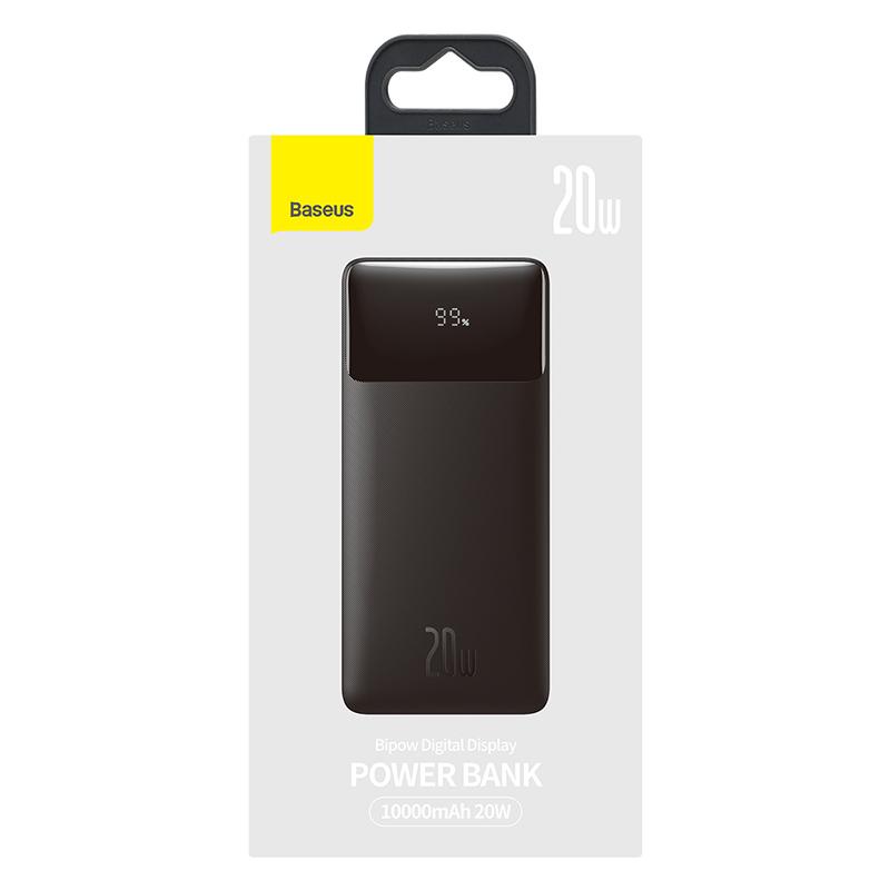 Sạc dự phòng Baseus Bipow Digital Display Power 15-20W dung lượng pin 10000mAh/20000mAh/30000mAh