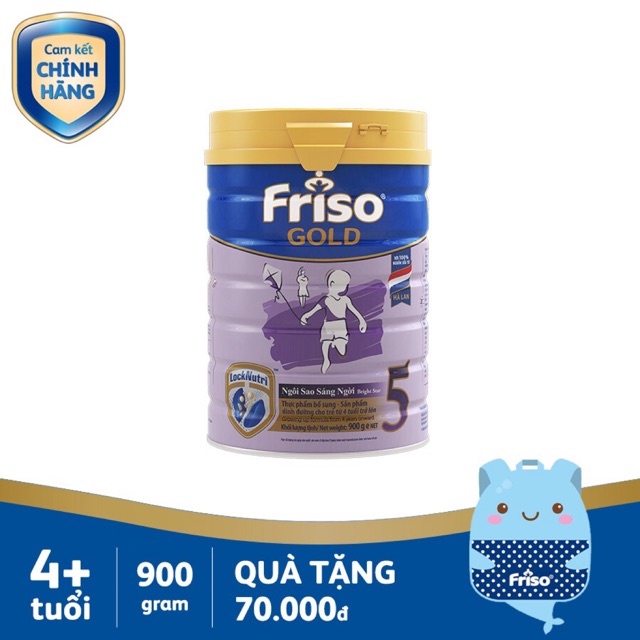 Sữa Bột Friso Gold 5 (900g) tặng quà