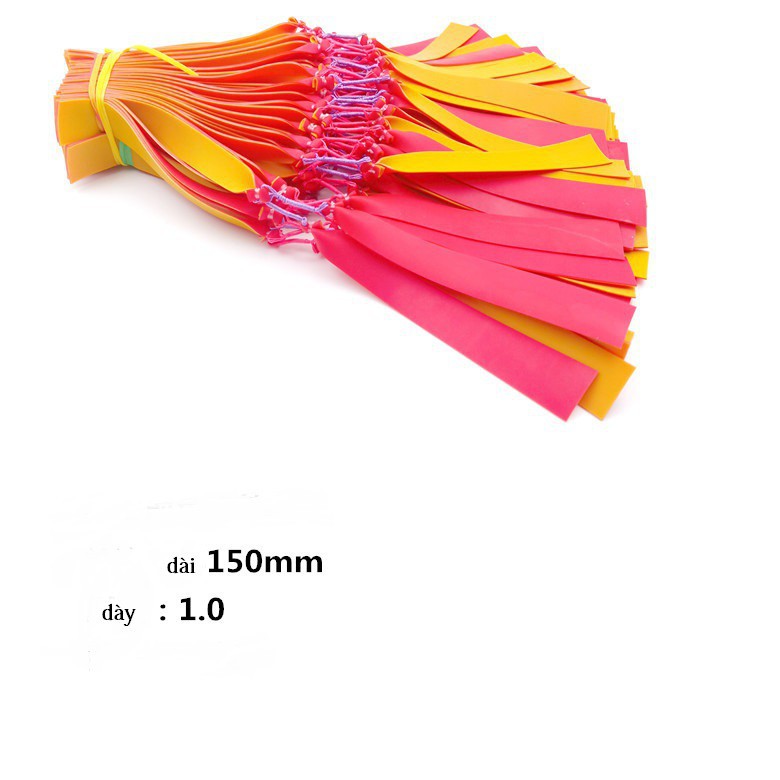 Dây Ná cao su bắn cá mũi tên - thun 1.0mm 2 lớp 💥thun latex