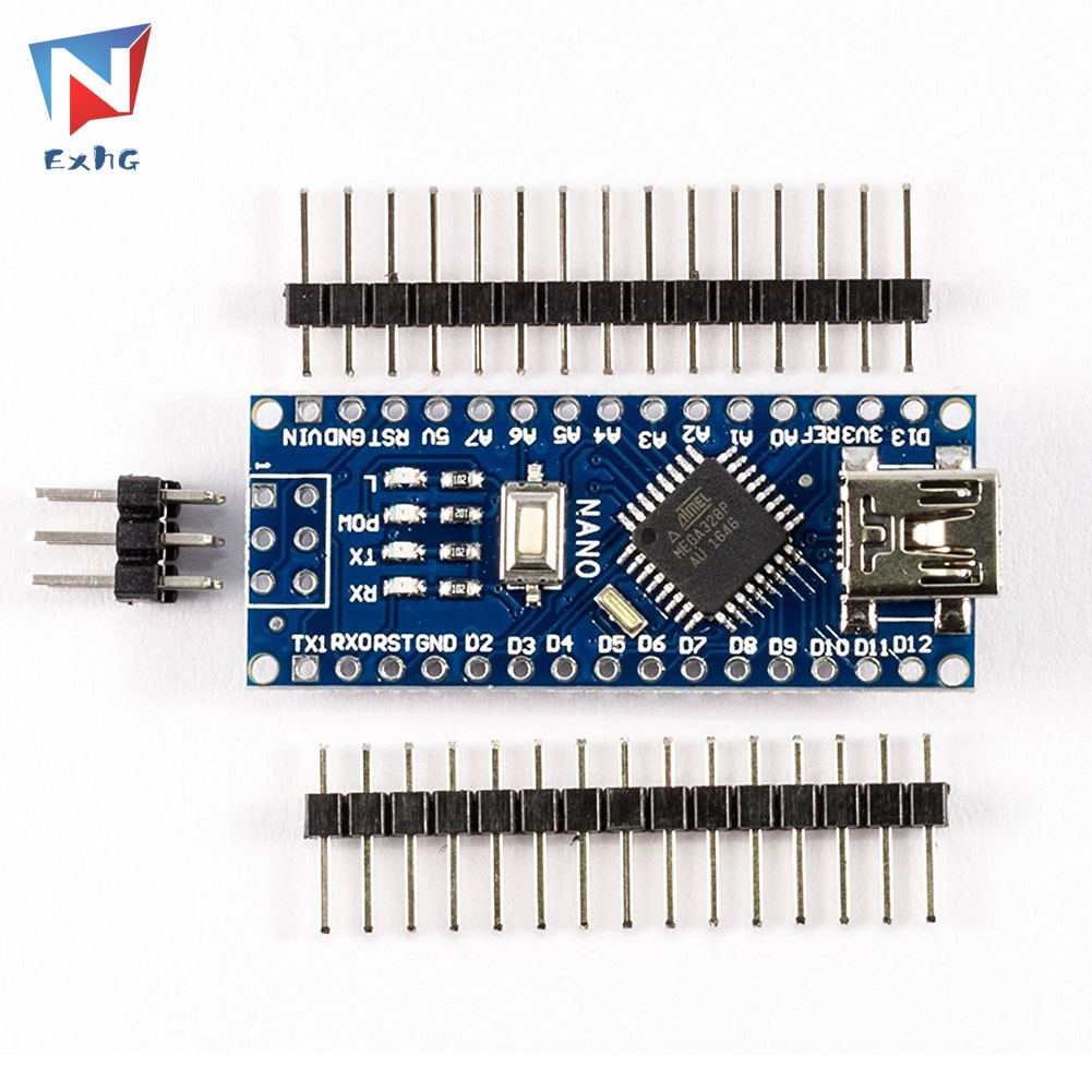 ExhG❤❤❤High quality Nano V3 ATmega328/CH340G Module Micro USB Pin Headers Compatible for Arduino Nano V3.0 @VN