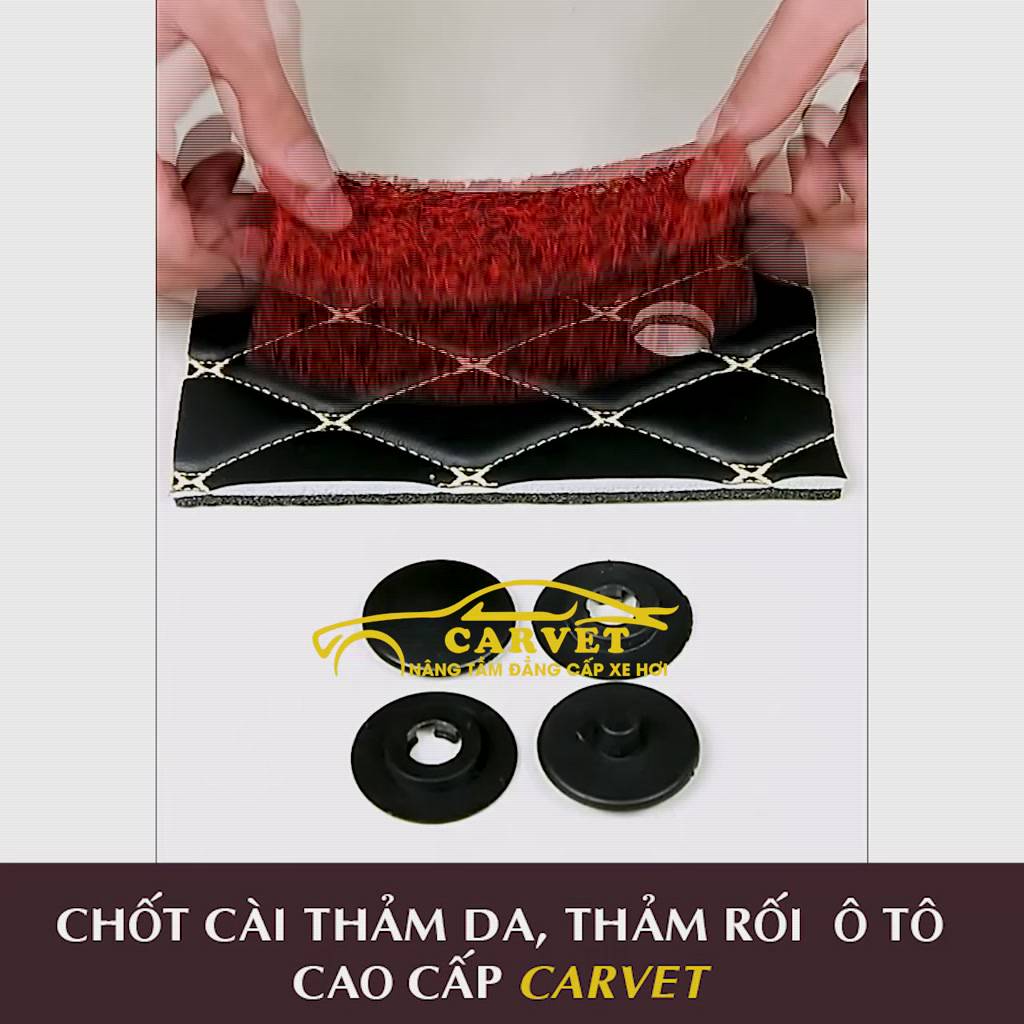 Khuy chốt rối cố định thảm lót sàn ô tô 5D 6D , khuy nút nhựa cao cấp, bền đẹp. | BigBuy360 - bigbuy360.vn