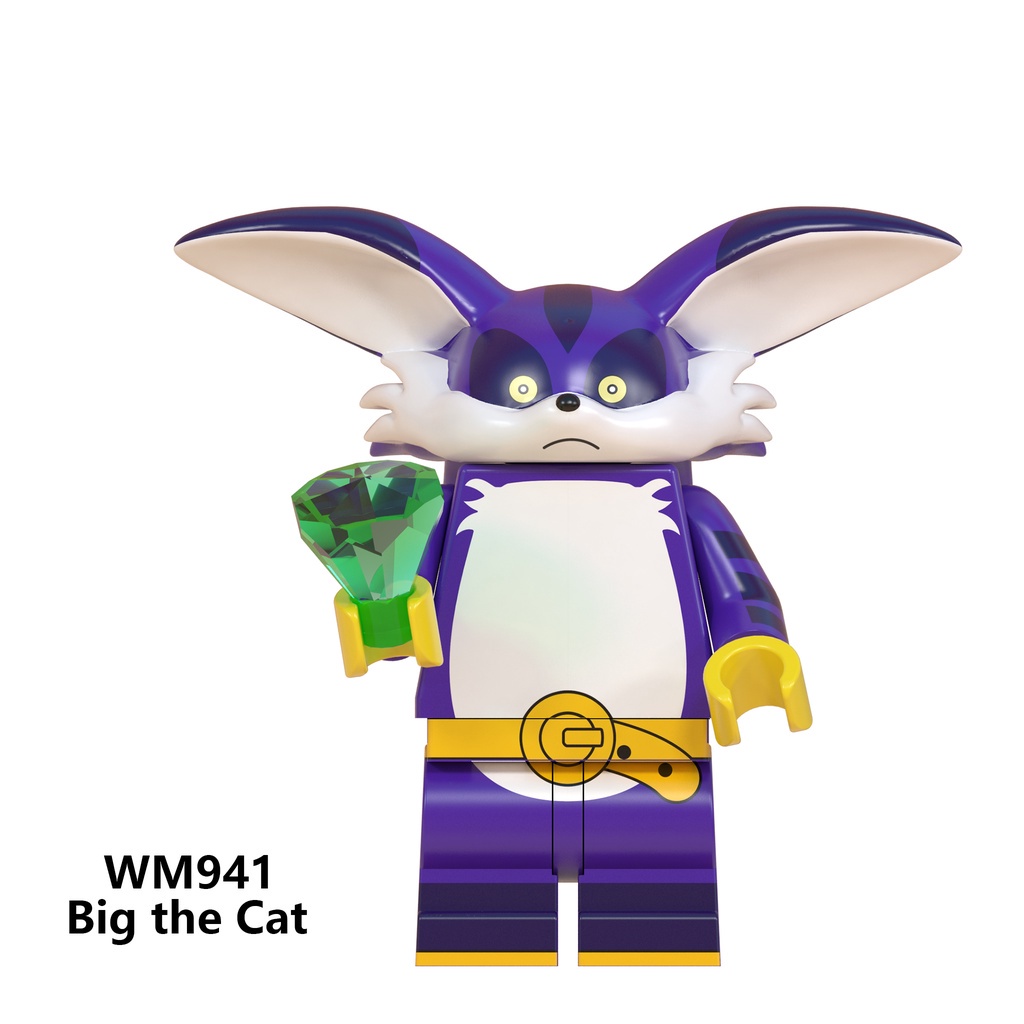 8 Loại Nhím Sonic The Hedgehog Minifigures Ray Rabbit Charmy Bee Tikal Dr. Mô Hình Đồ Chơi Nhân Vật Eggman Blaze Storm WM6087