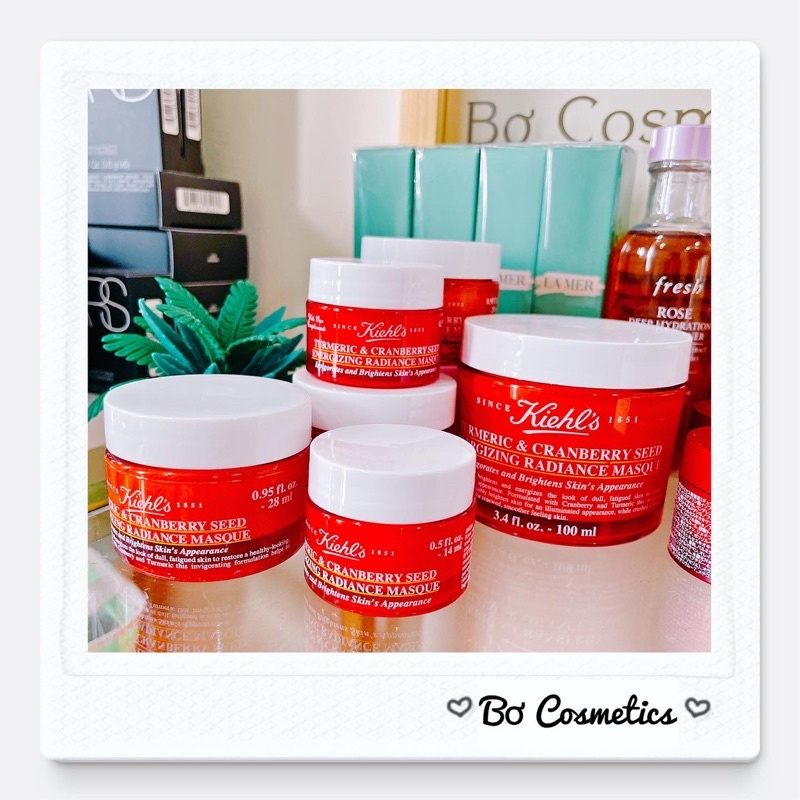 Mặt Nạ Nghệ Việt Quất Tumeric & Cranberry Seed Energizing Radiance Masque Kiehl’s