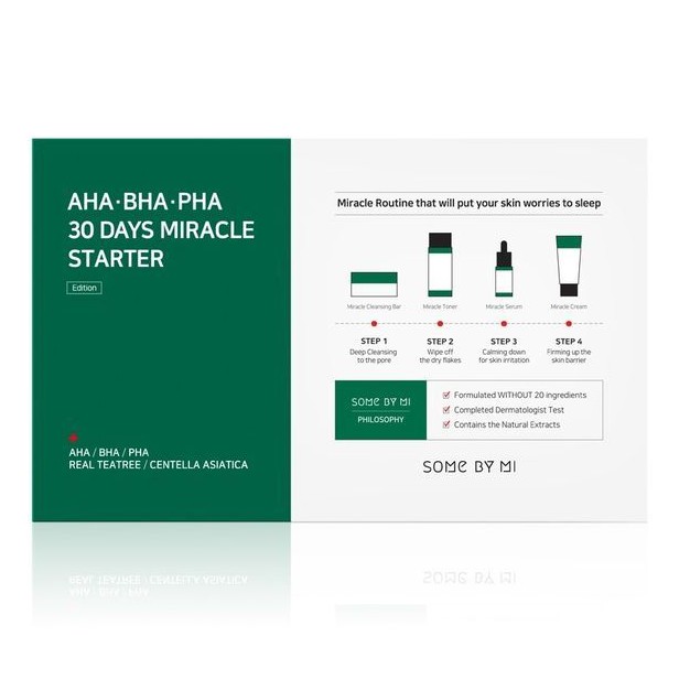 Bộ Sản Phẩm Some By Mi AHA-BHA-PHA 30 Days Miracle Starter 4 Sản Phẩm