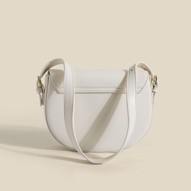 Túi đeo vai IELGY nắp lật hình bán nguyệt phong cách Hàn Quốc đơn giản thời trang cho nữ