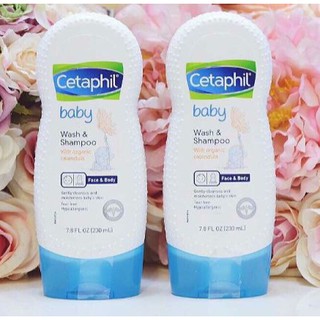 Sữa Tắm Gội 2 Trong 1 Cetaphil Dịu Nhẹ Cho Bé 230ml Baby Gentle Wash & Shampoo
