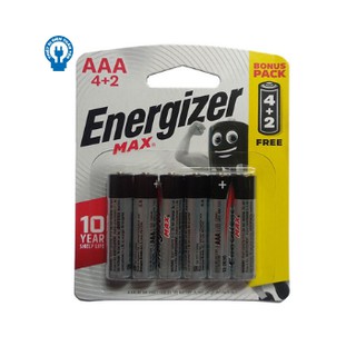 Pin AAA Energizer E92 Alkaline - Vỉ 6 Viên - Toppin