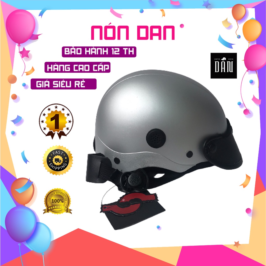 Mũ bảo hiểm nam & nữ NÓN SƠN BÓNG Nón bảo hiểm nửa đầu cao cấp