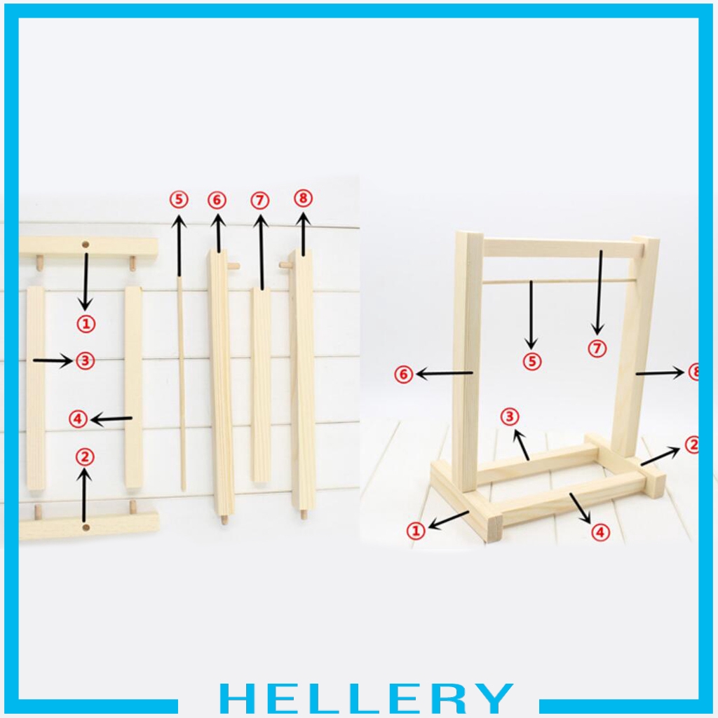 Set 10 Móc Treo Quần Áo Bằng Gỗ Cho Búp Bê 12 &quot;