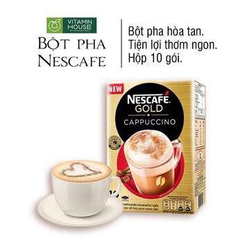 CÀ PHÊ HOÀ TAN NESCAFE GOLD CAPPUCCINO - LATTE MACCHIATO - WHITE ESPRESSO