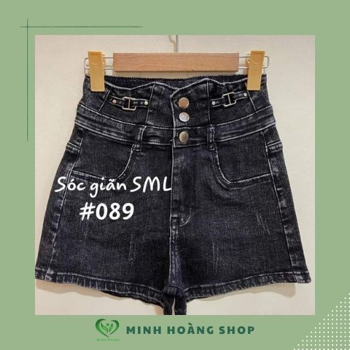Quần đùi jean nữ cạp cao siêu hót 2021 (chất đẹp)