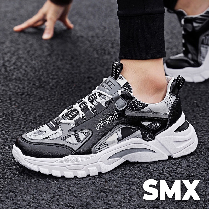 (Mới về) Giày sneaker nam cao cấp SMX phối màu siêu nhẹ êm chân