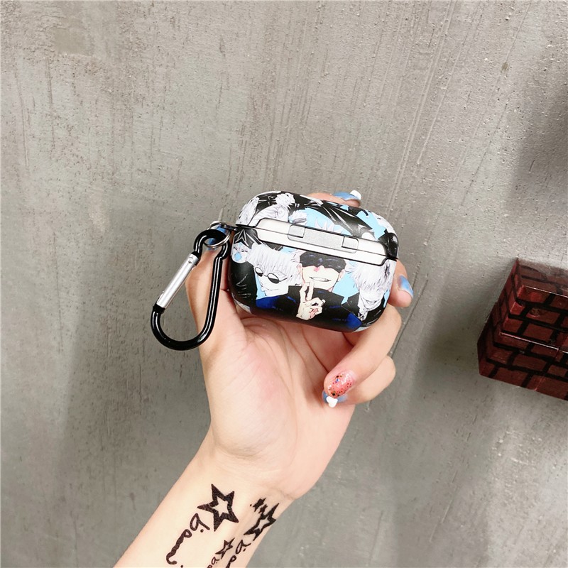 Vỏ Bảo Vệ Hộp Sạc Tai Nghe AirPods Pro AirPods 2 Họa Tiết JUJUTSU KAISEN Gojo Satoru Sáng Tạo Ốp