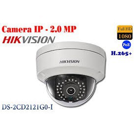 anninhgiare- Camera IP Dome hồng ngoại 2.0 Megapixel HIKVISION DS-2CD2121G0-I