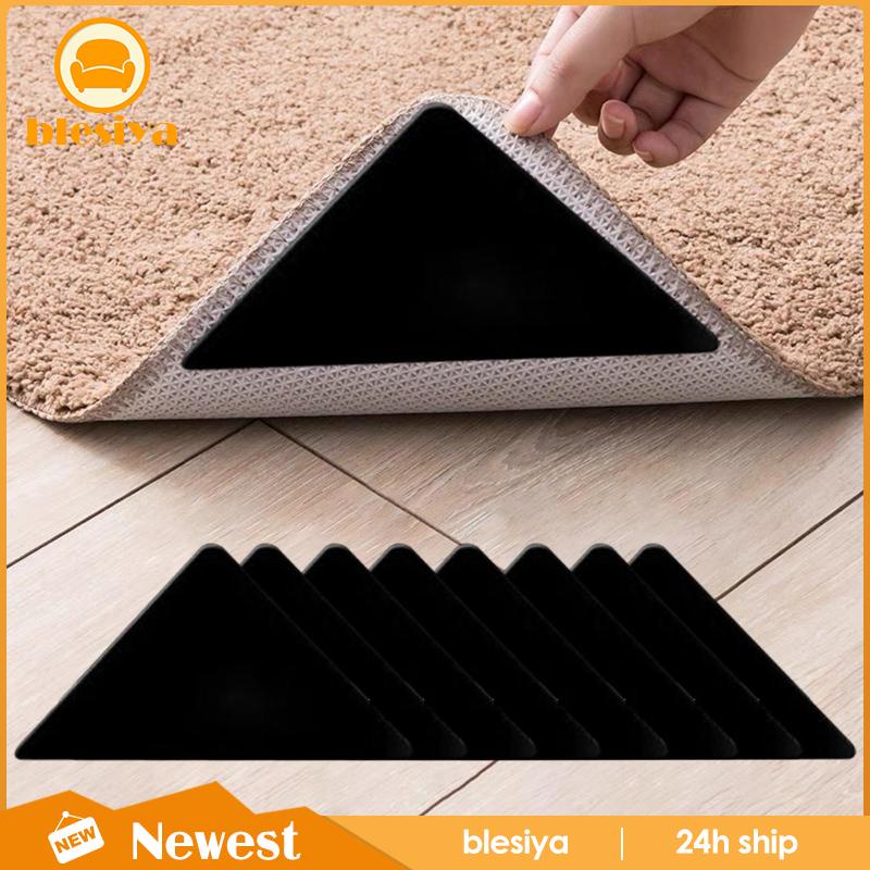 Bộ 8 Miếng Cao Su Dán Thảm Chống Trượt Tái Sử Dụng Tiện Lợi