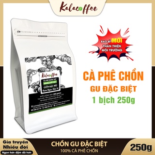 Cà phê Chồn nguyên chất 100% pha phin đặc biệt Kalacoffee thanh dịu, thơm mạnh, dành cho người sành uống loại bột 250g